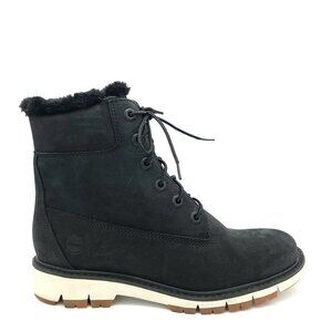 NEW Timberland Lucile Boots Womens 9.5 Lace Up Cozy Faux Fur Rugged Outdoors